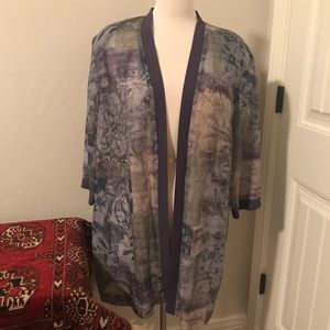Vintage Patchwork Sheer Kimono